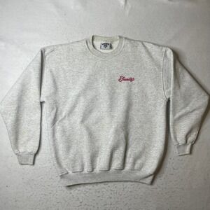 Lee Heavyweight Friendly's Sweatshirt Mens XL Gray Heather Crewneck Made in USA
